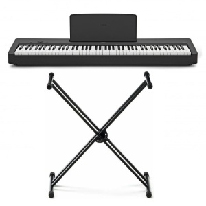Yamaha P145BT Stand Bundle Pianoforte Digitale con Supporto a X