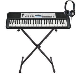 Yamaha YPT380 Starter Bundle Tastiera con Supporto e Cuffie