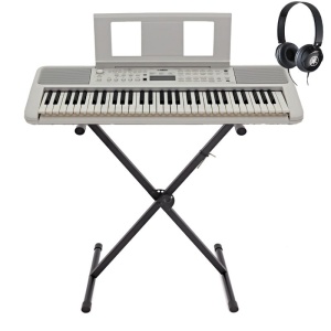 Yamaha EZ310 Starter Bundle Tastiera Dinamica 61 Tasti Luminosi con Supporto e Cuffie