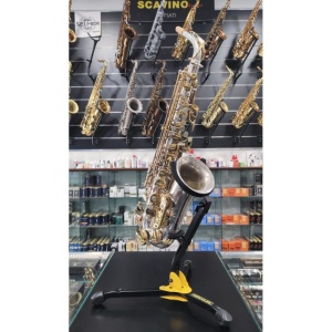 usato Grassi Prestige Sax Alto Argentato con Chiavi Laccate