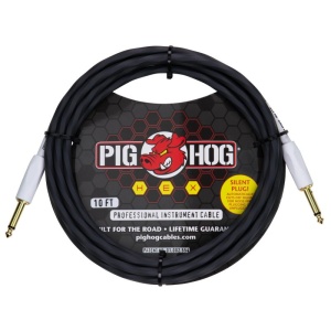Pig Hog Cavo PHSH10GR  3m HEX SERIES SILENT Jack1/4'' - Jack1/4''  Instrument