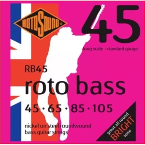 ROTOSOUND RB45 ROTO BASS MUTA NICKEL ON STEEL 45-105