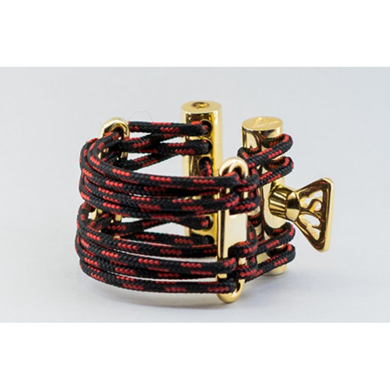 SCV Sonus Divinus Legatura per Sax Baritono e Clarinetto Basso Brass Rossa