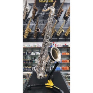 usato Selmer Mark VI Sax Tenore Argentato con Campana Dorata