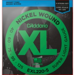 D'addario EXL220-5 Muta Corde per Basso 5 corde