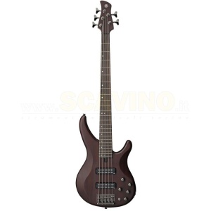 YAMAHA TRBX505 TBN  Basso elettrico a 5 corde Translucent Brown