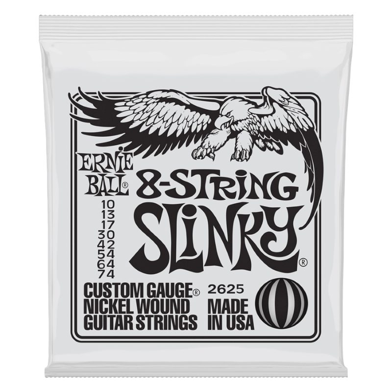 Ernie Ball 2625 - 8-String Slinky Set Chitarra 8 Corde 10-74