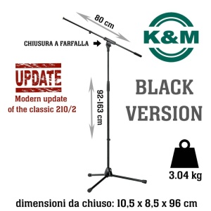 K&M 21060 300 55 Asta Microfono giraffa  Konig & Meyer