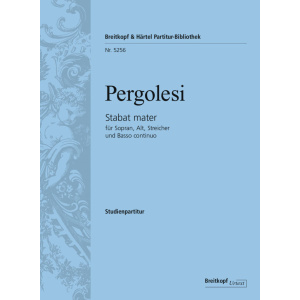 PERGOLESI - Stabat Mater - Study Score