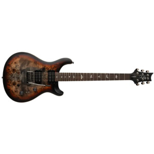 PRS SE CUSTOM 24-08 EXOTIC BURL CHARCOAL CHERRY MIDNIGHT BURST