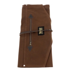 WAX CANVAS ROLL-UP STICK CASE - BROWN